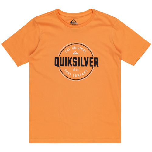 Vêtements Garçon Débardeurs / T-shirts sans manche Quiksilver Circle Up Orange