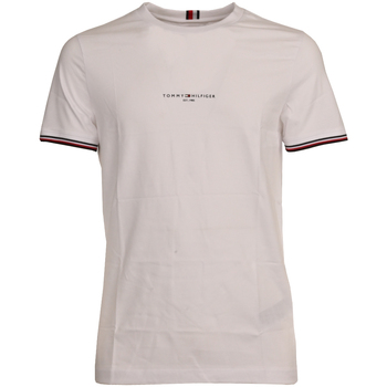 Vêtements Homme T-shirts manches courtes Tommy Hilfiger mw0mw32584-ybr Blanc