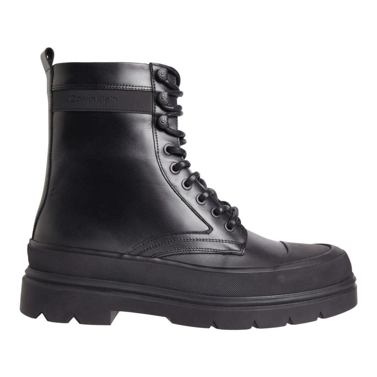 Chaussures Homme Boots Calvin Klein Jeans lace up boot high Noir