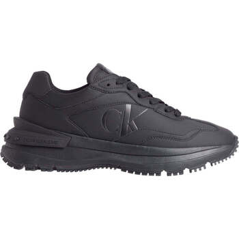 Chaussures Homme Baskets basses Calvin Klein winter JEANS chunky runner low lace Noir