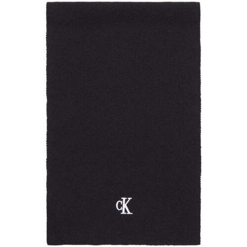 Accessoires textile Femme Echarpes / Etoles / Foulards Calvin Klein JEANS SHORT archive logo scarf Noir