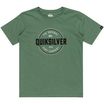 Vêtements Garçon Débardeurs / T-shirts sans manche Quiksilver Circle Up Vert