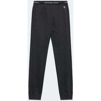Vêtements Garçon Pantalons de wildêtement Calvin Klein Jeans  Noir