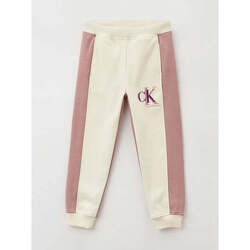 Vêtements Enfant Pantalons de survêtement Calvin Klein Jeans  Blanc