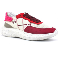 Chaussures Femme Bottes L4k3 LAKE Mr Big X Sneaker Donna Dark Red Pink Fantasia H02 Multicolore