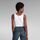 Vêtements Femme Débardeurs / T-shirts sans manche G-Star Raw D07210-3310 - BASE TANL-110 Blanc