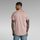 Vêtements Homme T-shirts & Polos G-Star Raw D16396 2653 LASH-G216 LT BERRY MIST Rose