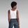 Vêtements Femme Débardeurs / T-shirts sans manche G-Star Raw D07210-3310 - BASE TANL-110 Blanc