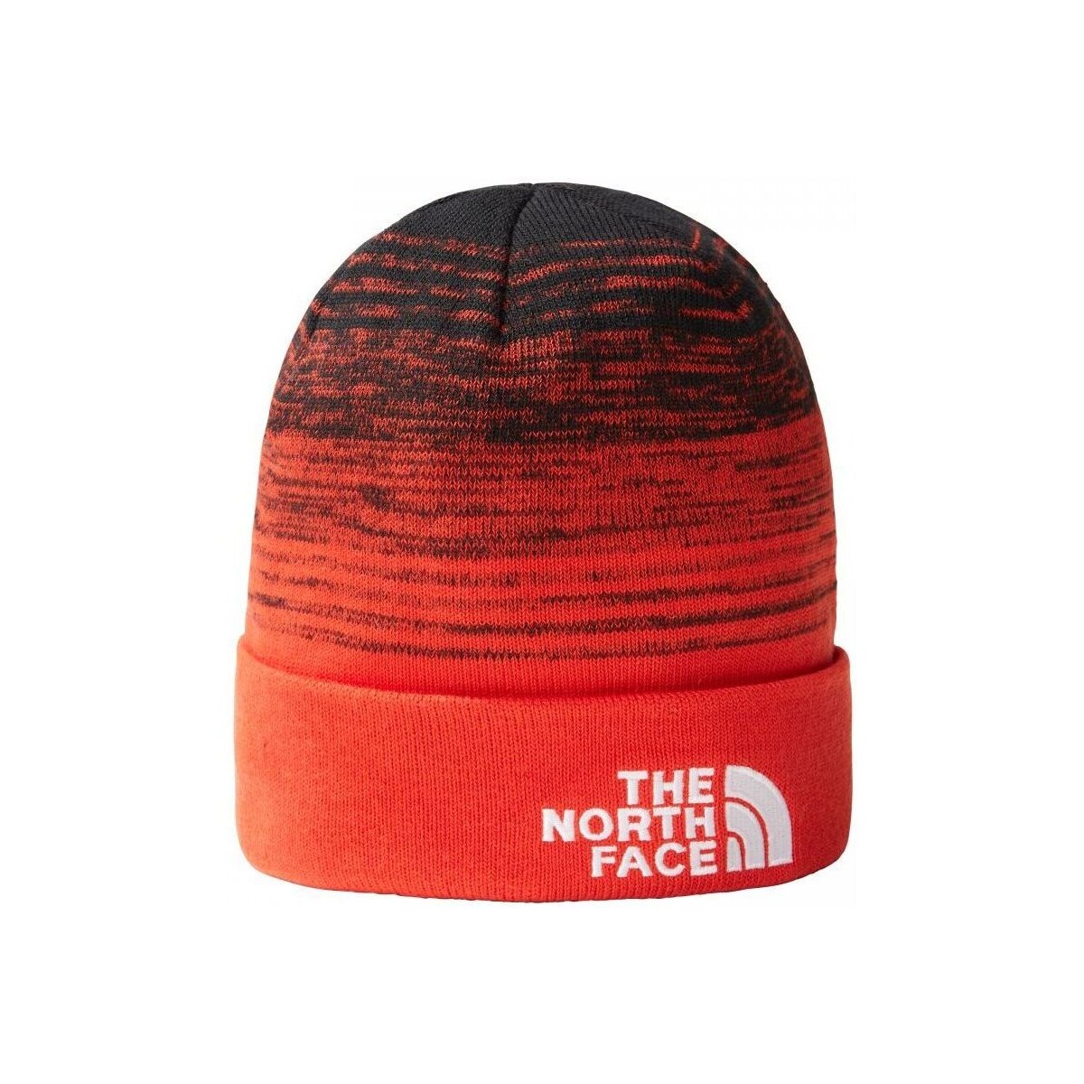 Accessoires textile Chapeaux The North Face NF0A3FNTTJ21 - DOCKWKR RCYLD BEANIE-TNF BLACK-FIERY RED Rouge