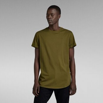 Vêtements Homme T-shirts & Polos G-Star Raw D16396 B353 LASH-C744 DARK OLIVE Vert
