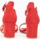 Chaussures Femme Taies doreillers / traversins Sandalias  en color rojo para Rouge