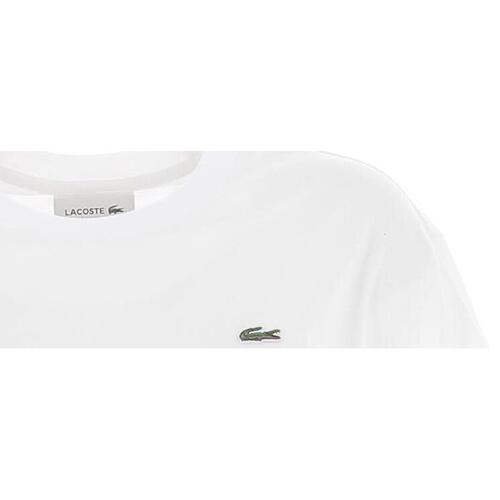 Vêtements Femme T-shirts manches courtes Logo Lacoste Tee-shirt Blanc