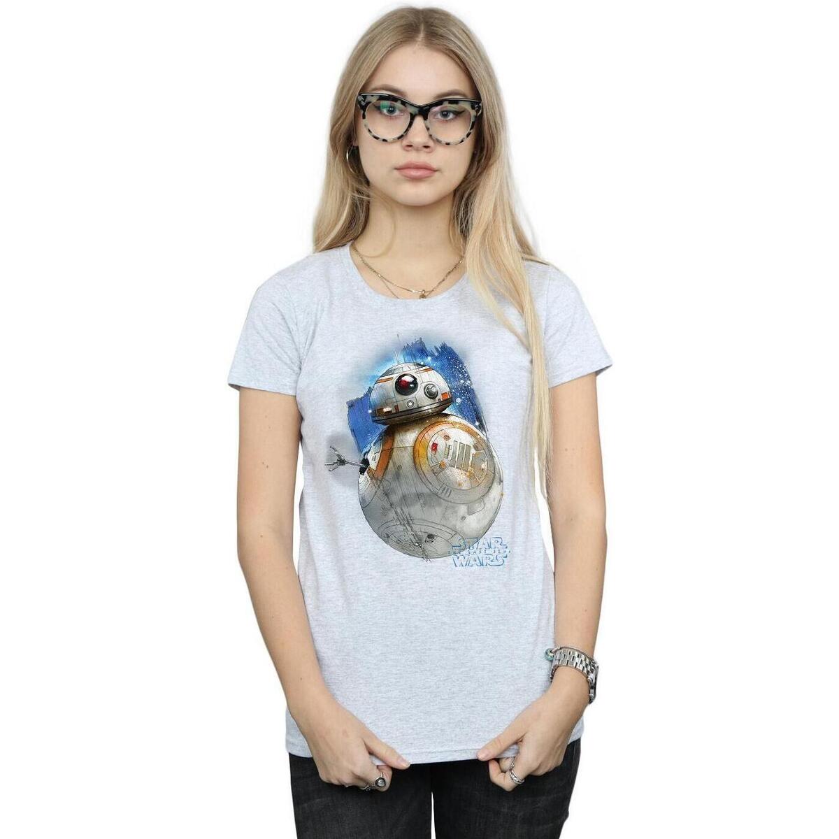 Vêtements Femme T-shirts manches longues Star Wars: The Last Jedi BI1061 Gris