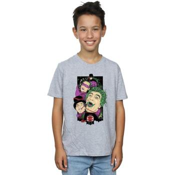 Vêtements Garçon T-shirts manches courtes Dc Comics Batman TV Series Rogues Gallery Gris