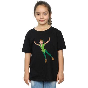 Vêtements Fille T-shirts manches longues Peter Pan Classic Noir
