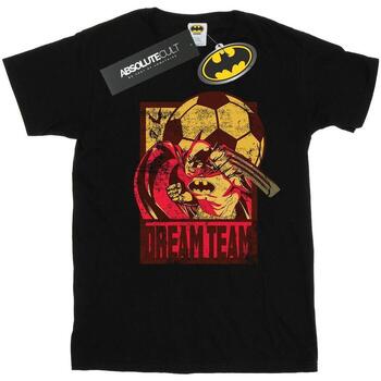Vêtements Homme T-shirts manches longues Dc Comics Batman Football Dream Team Noir
