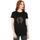 Vêtements Femme T-shirts manches longues Marvel Black Panther Gold Killmonger Noir