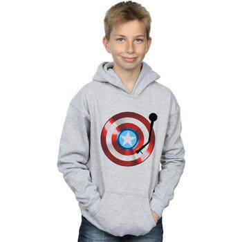Vêtements Garçon Sweats Marvel Captain America Turntable Gris