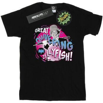 Vêtements Femme T-shirts manches longues Dc Comics Batman TV Series The Penguin Jellyfish Noir