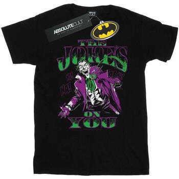 Vêtements Homme T-shirts manches longues Dc Comics Joker The Joke's On You Noir