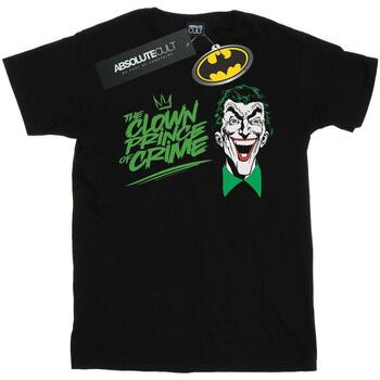 Vêtements Homme T-shirts manches longues Dc Comics Batman Joker The Clown Prince Of Crime Noir