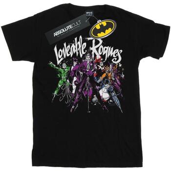 Vêtements Homme T-shirts manches longues Dc Comics Batman Loveable Rogues Noir