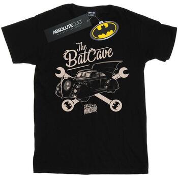 Vêtements Homme T-shirts manches longues Dc Comics Batman The Original Mancave Noir