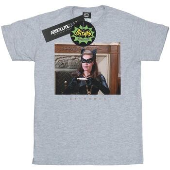 Vêtements Femme T-shirts manches longues Dc Comics Batman TV Series Catwoman Photo Gris