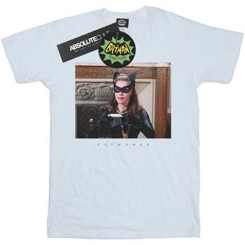 Vêtements Femme T-shirts manches longues Dc Comics Batman TV Series Catwoman Photo Blanc