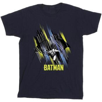 Vêtements Homme T-shirts manches longues Dc Comics Batman Flying Batman Bleu