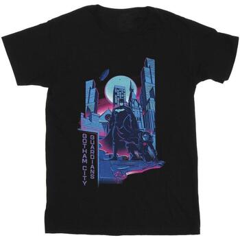 Vêtements Homme T-shirts manches longues Dc Comics Batman Gotham Guardians Noir