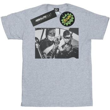 Vêtements Femme T-shirts manches longues Dc Comics Batman TV Series Ready For Action Gris