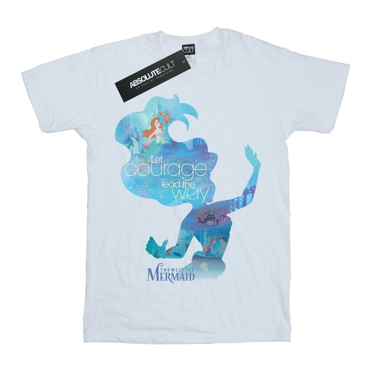 Vêtements Fille T-shirts manches longues The Little Mermaid BI1528 Blanc