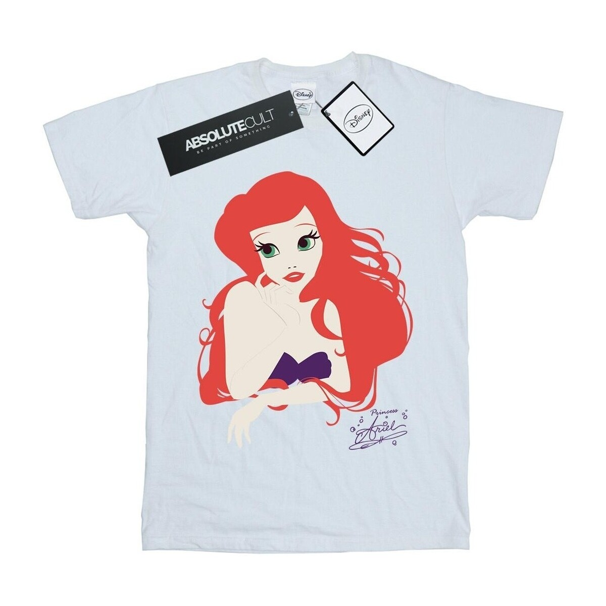 Vêtements Femme T-shirts manches longues The Little Mermaid BI1697 Blanc