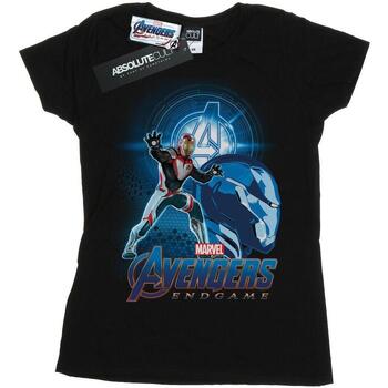 Vêtements Femme T-shirts manches longues Marvel Avengers Endgame Iron Man Team Suit Noir