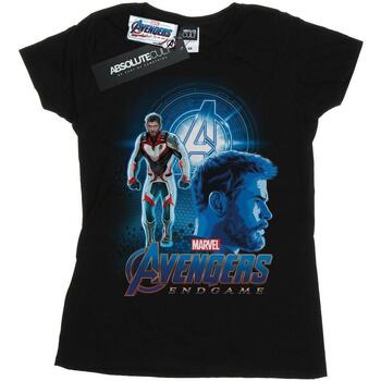 Vêtements Femme T-shirts manches longues Marvel Avengers Endgame Thor Team Suit Noir