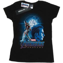 Vêtements Femme T-shirts manches longues Marvel BI5592 Noir