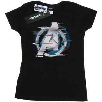 Vêtements Femme T-shirts manches longues Marvel Avengers Endgame Team Tech Logo Noir