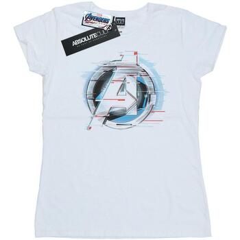Vêtements Femme T-shirts manches longues Marvel Avengers Endgame Team Tech Logo Blanc