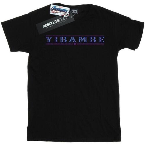 Vêtements Fille T-shirts manches longues Marvel Avengers Endgame Yibambe Noir