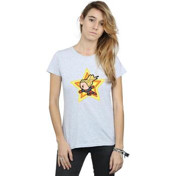 Vêtements Femme T-shirts manches longues Captain Marvel BI642 Gris