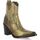 Chaussures Femme Boots Emanuele Crasto Boots cuir python Marron