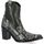 Chaussures Femme Boots Emanuele Crasto Boots cuir python Noir