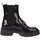 Chaussures Femme Bottines Tommy Hilfiger hardware loafer boot Noir