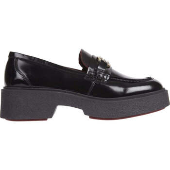 Chaussures Femme Mocassins Tommy Hilfiger hardware loafer Noir