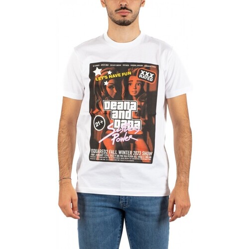 Vêtements Homme T-shirts & Polos Dsquared PULL HOMME Blanc