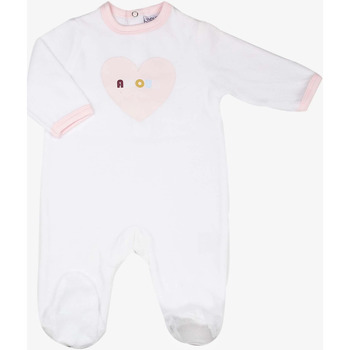 Vêtements Enfant Pyjamas / Chemises de nuit Trois Kilos Sept Pyjama bébé - Amour Blanc