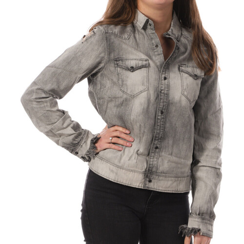 Vêtements Femme Chemises / Chemisiers Moschino Pre-Owned Pre-Owned Jackets for Women 134807-0A Gris