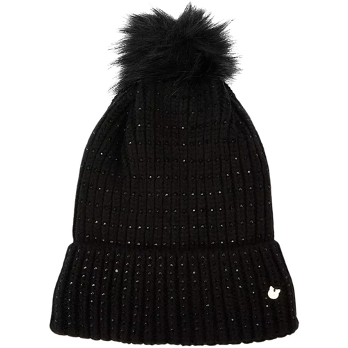 Accessoires textile Femme Calvin Klein Jea Lollipops Bonnet  Ref 61692 Noir brillant Noir