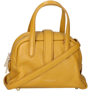 Sacs Femme Sacs porté main Chanel Pre-Owned 2009 diamond quilted makeup bag Sac à main MYB-6008-FW Jaune